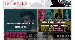 Desktop Screenshot of eventsmusicbcn.com