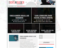 Tablet Screenshot of eventsmusicbcn.com